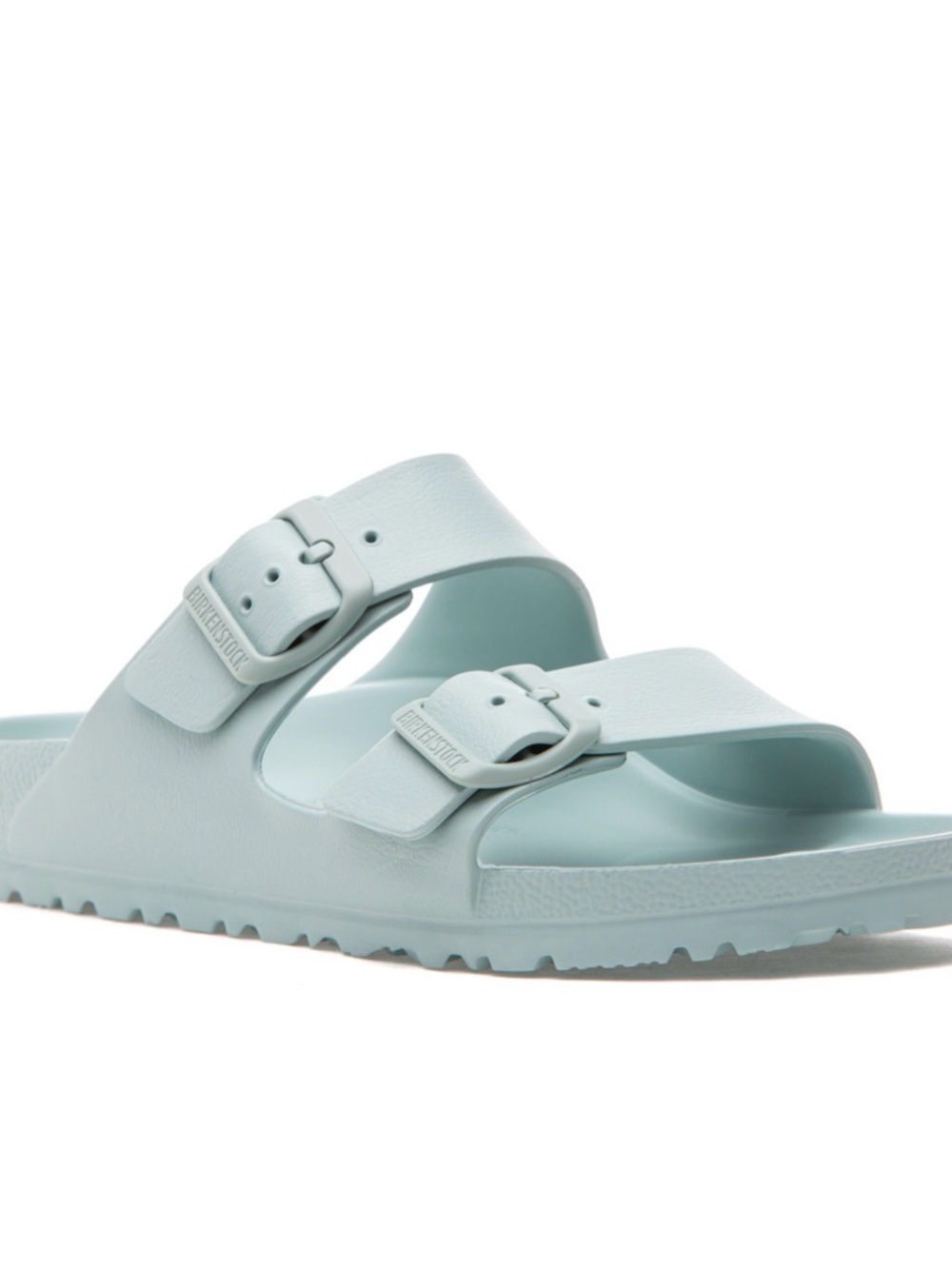 Birkenstock Arizona Slide Sandal in Light Aqua